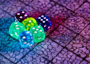 Dice for boardgame and rpg