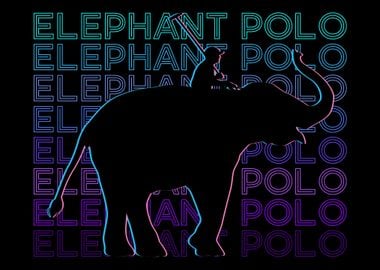 Elephant polo Retro