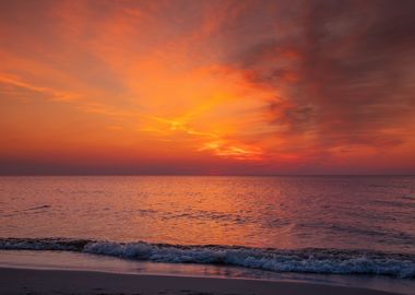 Sunset, Baltic Sea, Poland