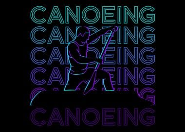 Canoeing Canoeist Canoe