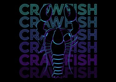 Crawfish Crayfish Retro