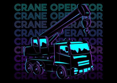 Crane Operator Retro