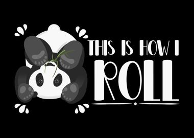 Kawaii Panda Rolling Zoo