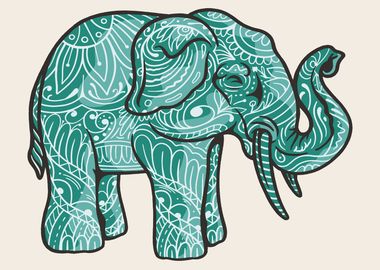 Mandala elephant animal