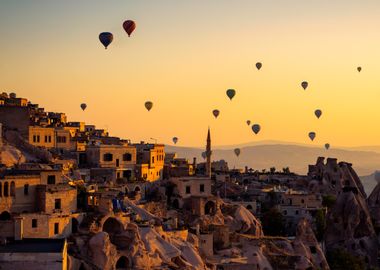 Sunrise over Cappadocia