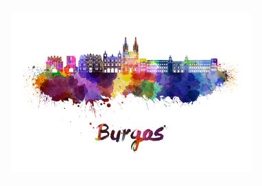 Burgos skyline