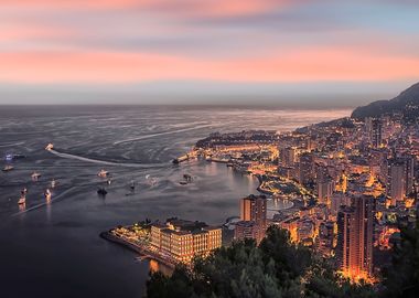 Monaco Sunset