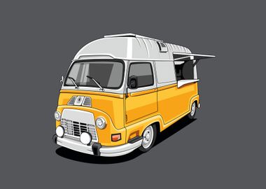 volkswagen T2 yellow