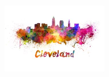 Cleveland skyline