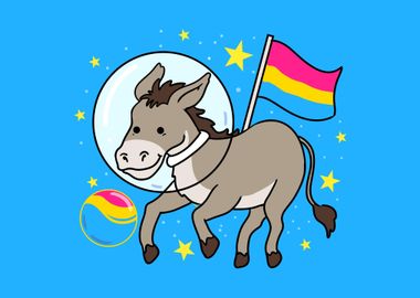 Pansexual Donkey Pan Pride