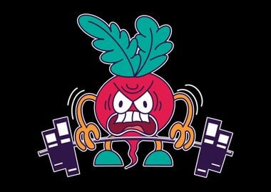 Weightlifting Radish Gym