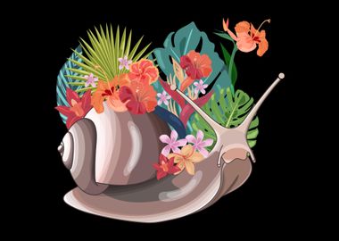 Floral Snail Flowers