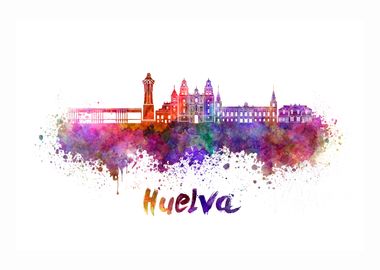 Huelva skyline