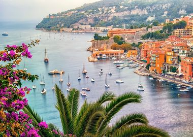 French Riviera Coastline