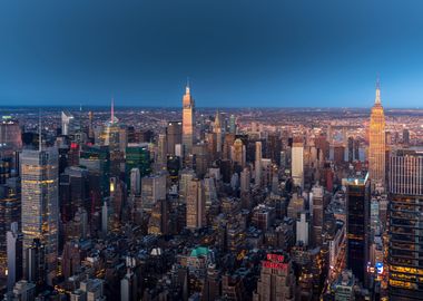 New York At Dusk