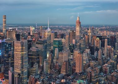 New York At Dusk