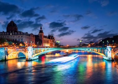 Paris At Dusk