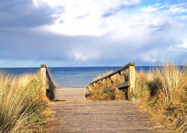 The Way to the Sea Beach