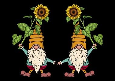 Cute Sunflower Gnomes