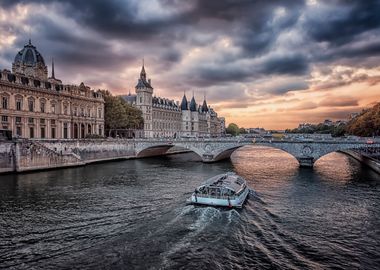 Sunset In Paris