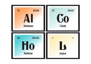 Alcohol Periodic Table