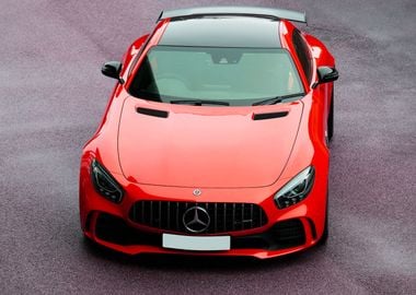 Mercedes AMG Red Car