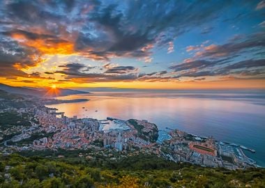 Sunrise In Monaco