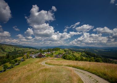 Mountain landscape, Poland