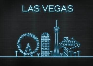 Las Vegas City Skyline