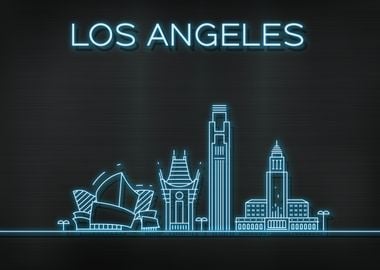 Los Angeles City Skyline