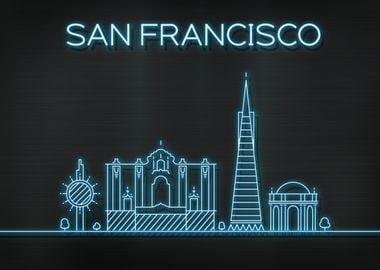 San Francisco City Skyline