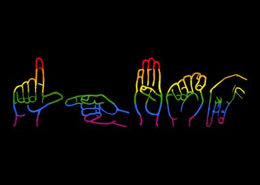 ASL LGBTQ Sign Language