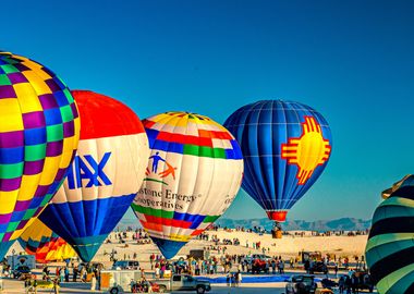 White Sand Hot Air Balloon