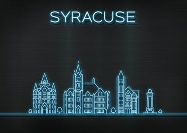 Syracuse City Skyline