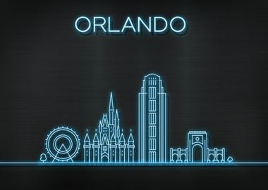 Orlando City Skyline