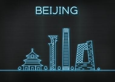 Beijing City Skyline