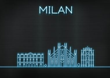 Milan City Skyline