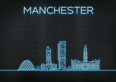 Manchester City Skyline