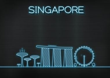 Singapore City Skyline