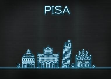 Pisa City Skyline