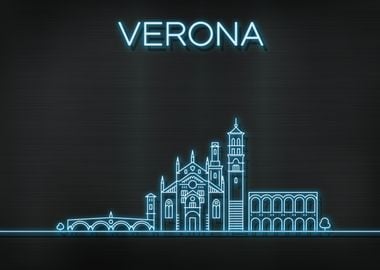 Verona City Skyline