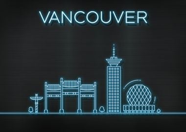 Vancouver City Skyline