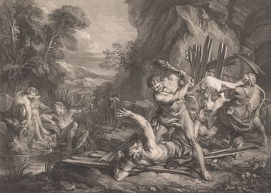 Hercules Beating Cacus