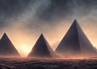 The three pyramids