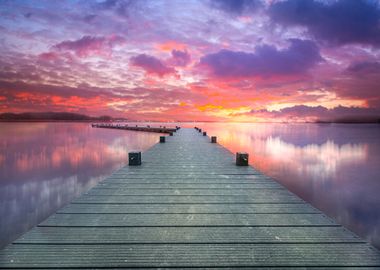 Sunset at the Sea Beach