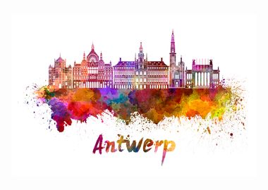 Antwerp skyline