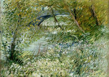 River Bank in Springtime 