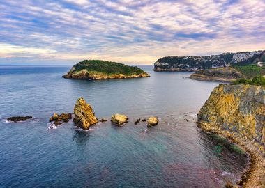 Landscape sea coast