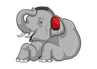 Elephant Headphone Music