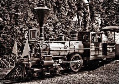 Vintage locomotive